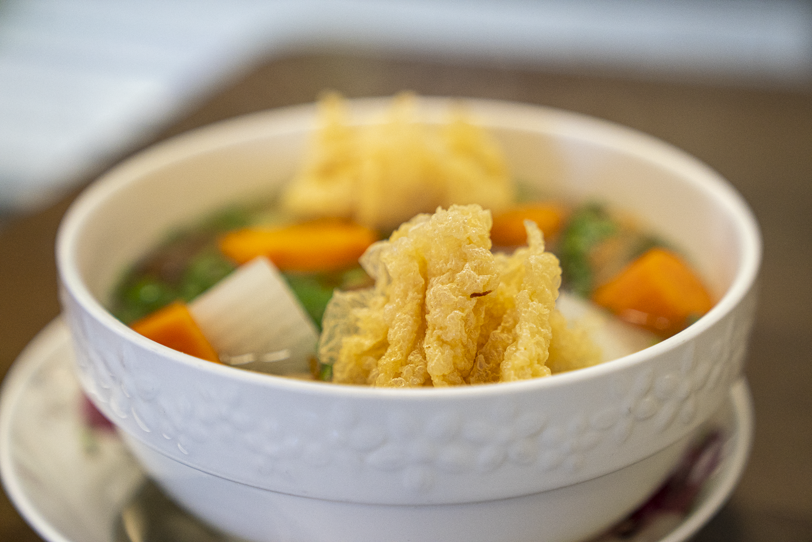Bánh canh chay (Vegetable thick noodle soup)